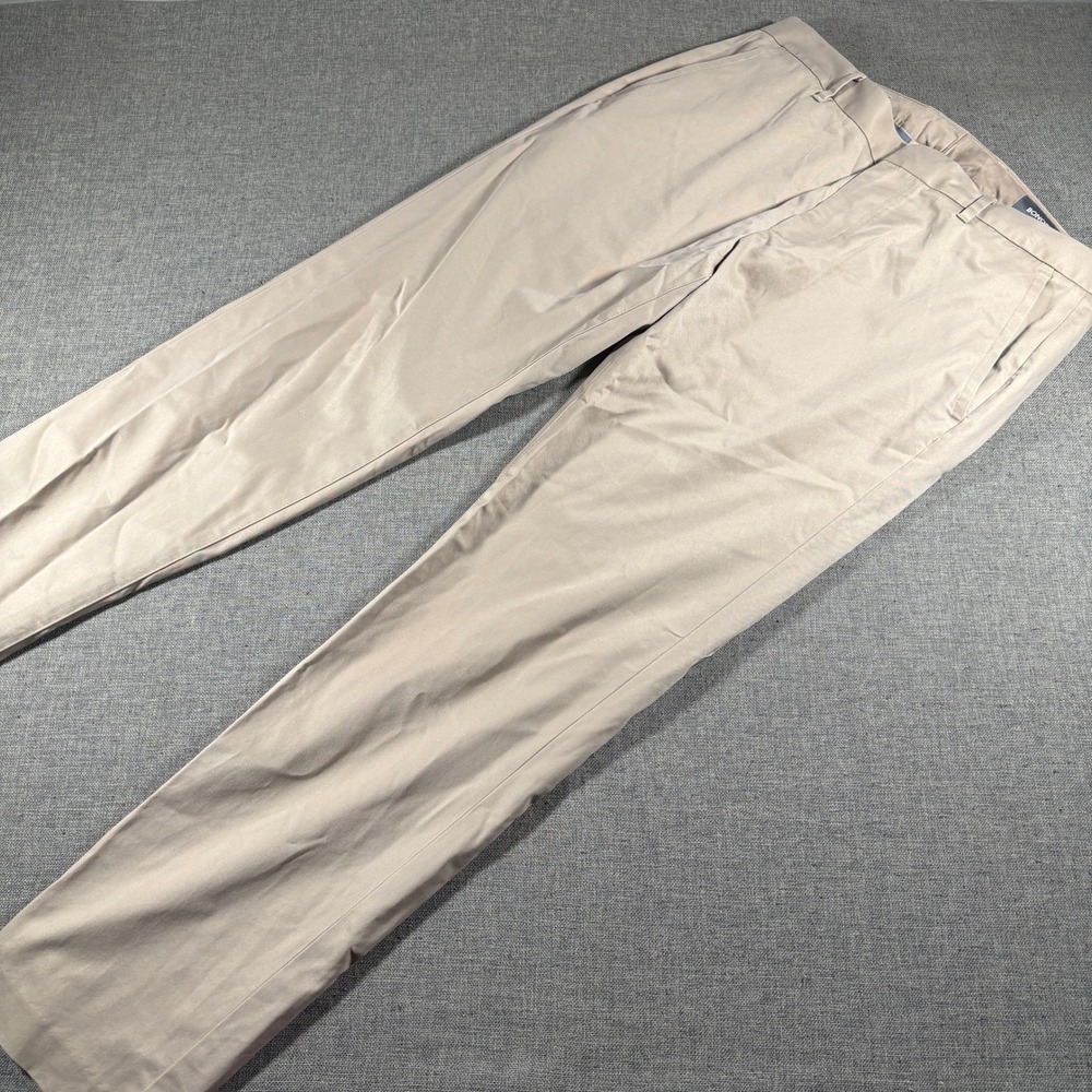 Bonobos Chino Pants Mens 33/32 Tan Slim Fit Wednesday Khaki Cotton Twill